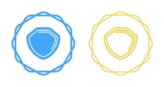 icono de vector de escudo