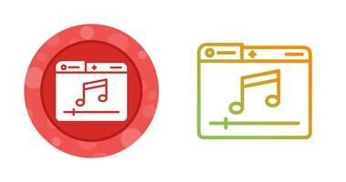 Music Player Vector Icon