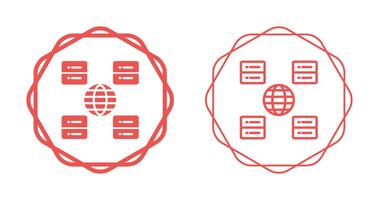 Content Delivery Network Vector Icon
