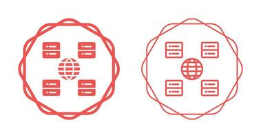 Content Delivery Network Vector Icon