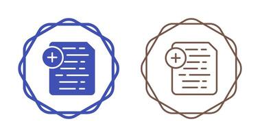 Document Insert Icon Vector Icon