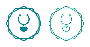 Heart Shaped Locket Vector Icon