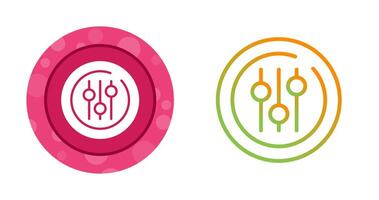Audio Equalizer Circle Vector Icon