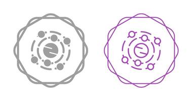 icono de vector de sistema solar