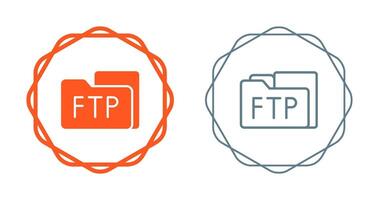 FTP Access Vector Icon