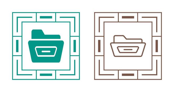 Open File Folder Vector Icon