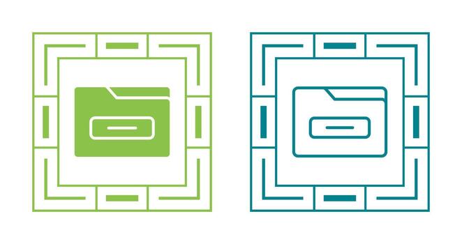 icono de vector de carpeta de archivo