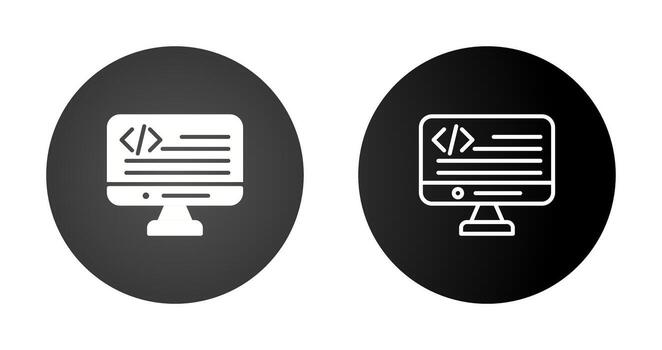 icono de vector de lenguaje de programación