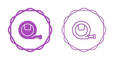 Electrician's Tape Measure Vector Icon