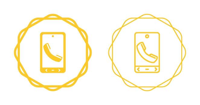 icono de vector de llamada