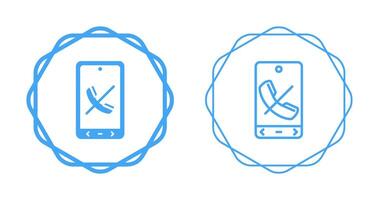 Call End Vector Icon