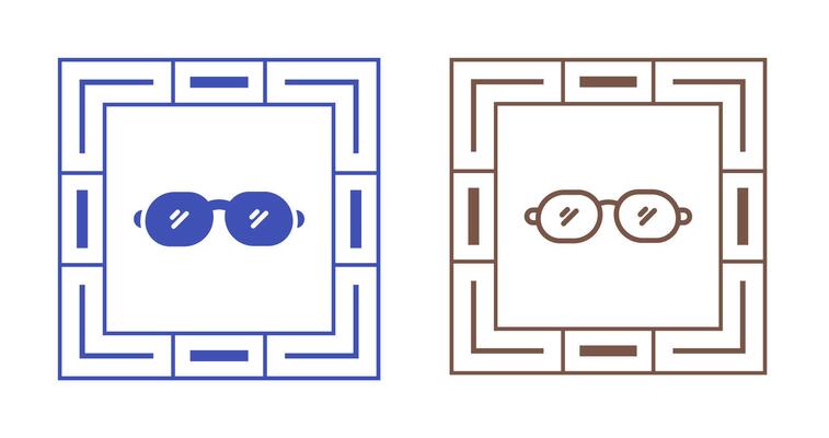 Eyeglasses Vector Icon