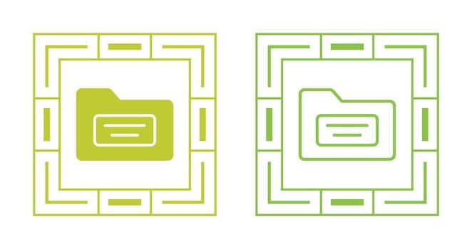 icono de vector de carpeta de archivo