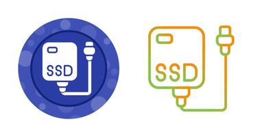 External SSD Vector Icon