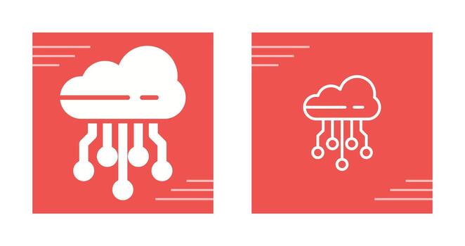 Cloud Computing Vector Icon