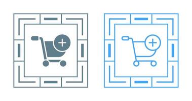 Shoping Cart Add Vector Icon