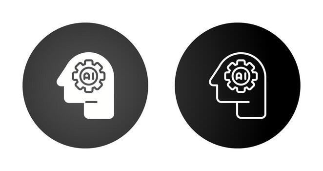 Artificial Intelligence Vector Icon