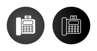 Fax Machine Vector Icon