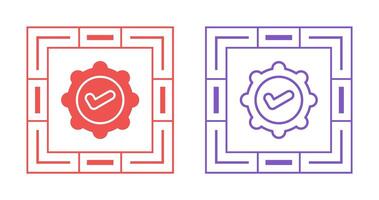 Badge Check Vector Icon
