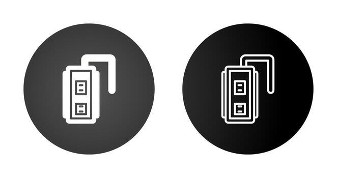 icono de vector de enchufe