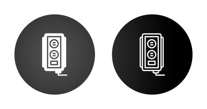 icono de vector de enchufe