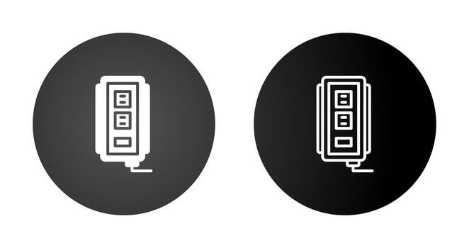 icono de vector de enchufe