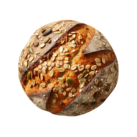ai generiert frisch Brot isoliert auf png Hintergrund