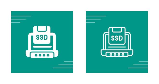 Solid State Drive Vector Icon
