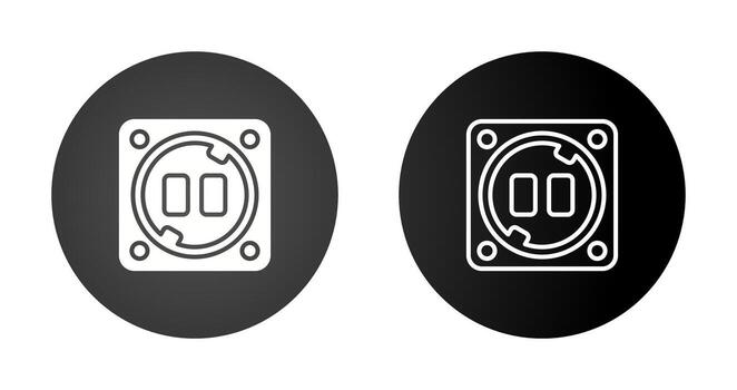 icono de vector de enchufe