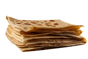 AI generated Flat Bread isolated on png background