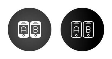 A B Testing Vector Icon