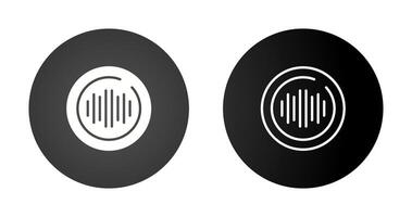 Audio Spectrum Circle Vector Icon