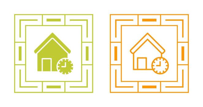 construcción retrasar vector icono