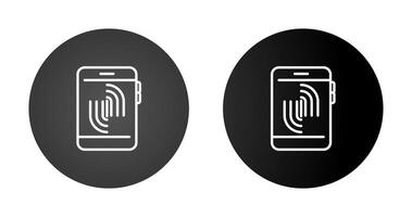Fingerprint Scanning Vector Icon
