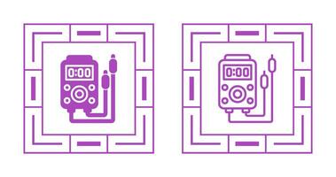 toma de corriente ensayador vector icono