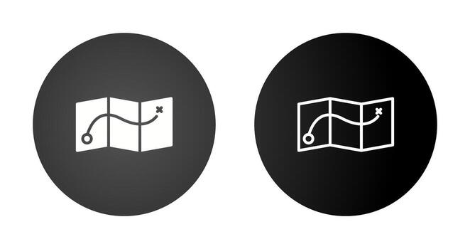 icono de vector de mapa