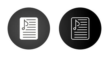Music Playlist Vector Icon
