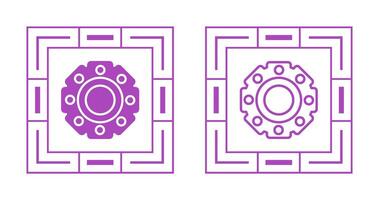 tuerca de bloqueo vector icono