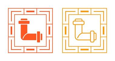 Conduit Coupling Vector Icon