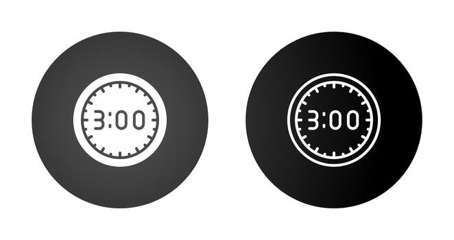 icono de vector de reloj