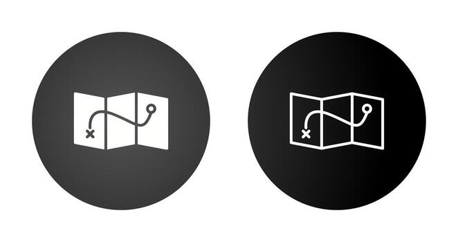 icono de vector de mapa