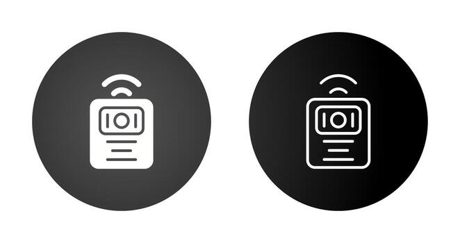 inalámbrico intercomunicador vector icono