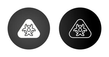 Hazardous materials symbol Vector Icon