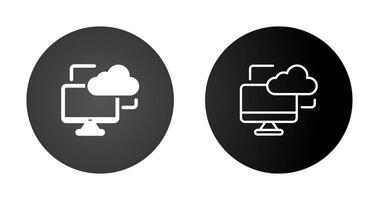 Cloud Monitoring Vector Icon