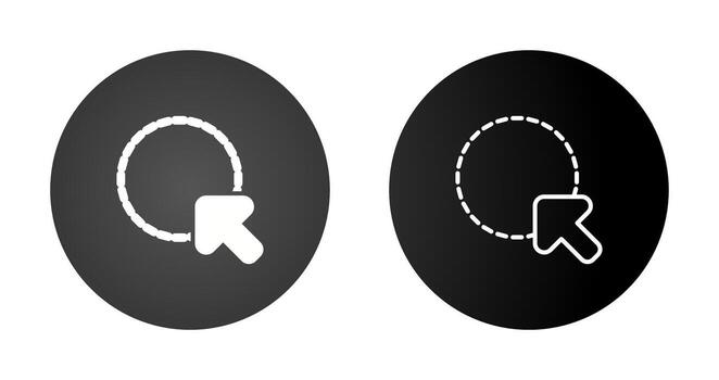 selección vector icono