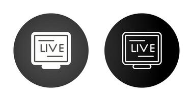 Live Stream Vector Icon