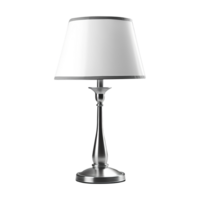 AI generated Blank White Lamp isolated on png background