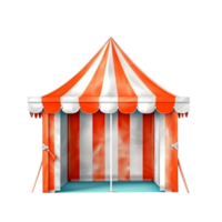 AI generated Beach tent isolated on png background