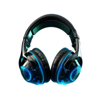 AI generated Headphones isolated on png background