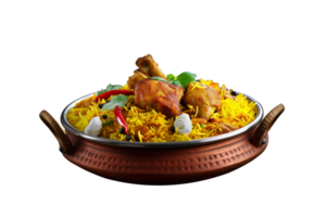 AI generated Biryani isolated on png background